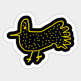 Chicken art Sticker